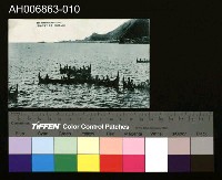日治台灣蕃人月下遊船明信片藏品圖，第1張
